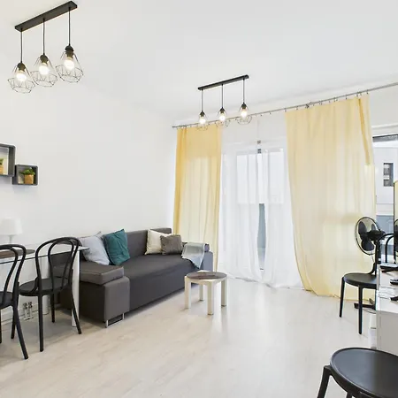 Superapart Augustowka Balcony & Bathtub - Close To Sadyba Mall 华沙