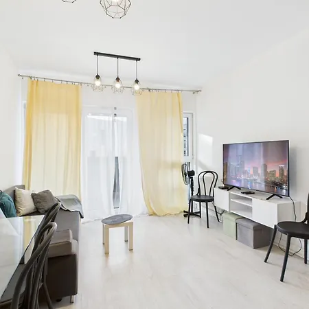 Superapart Augustowka Balcony & Bathtub - Close To Sadyba Mall * 华沙