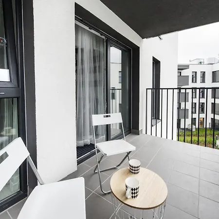 Superapart Augustowka Balcony & Bathtub - Close To Sadyba Mall